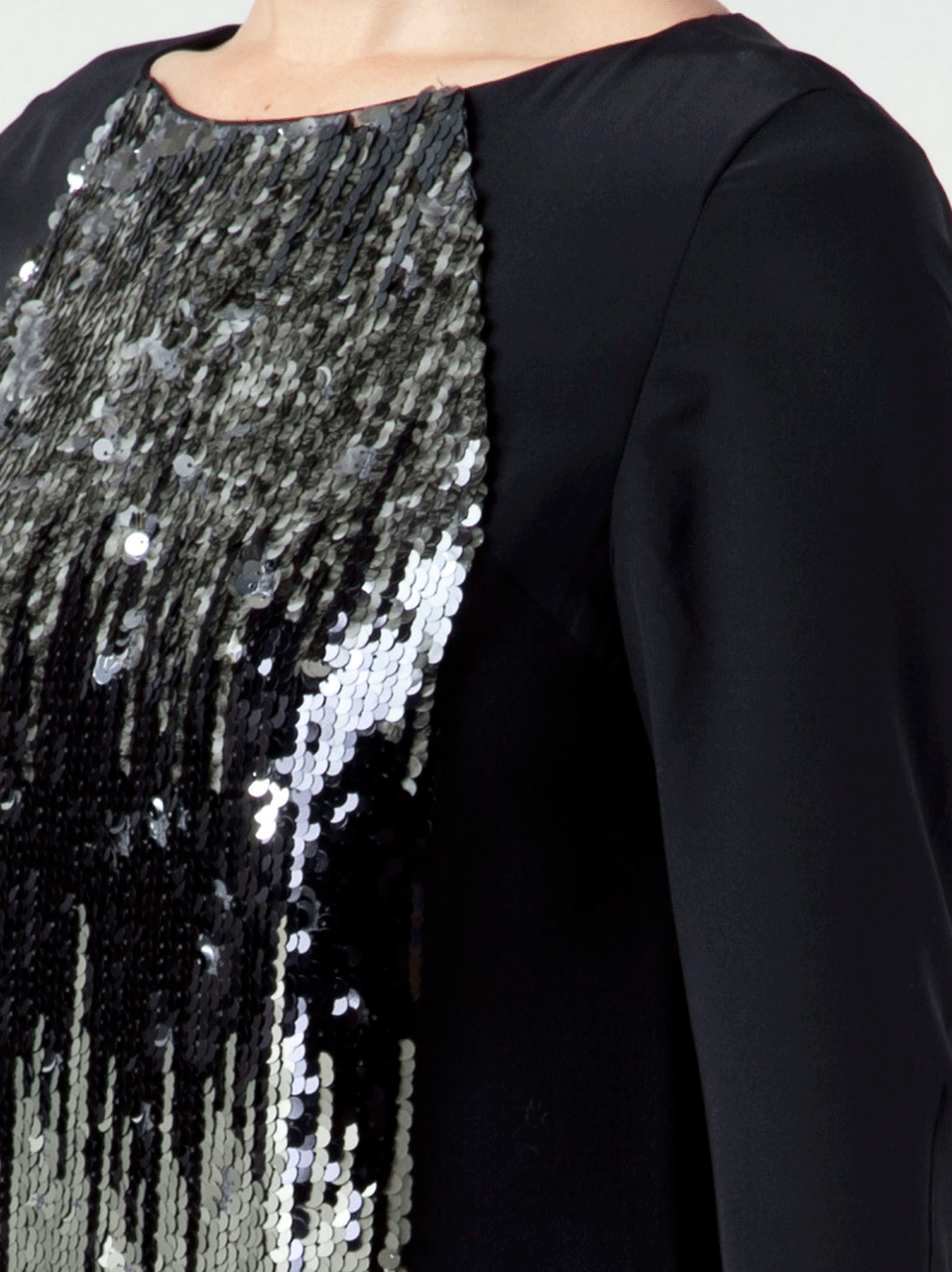 DOROTHEE SCHUMACHER-Quarter Sleeve Glitter Dress-