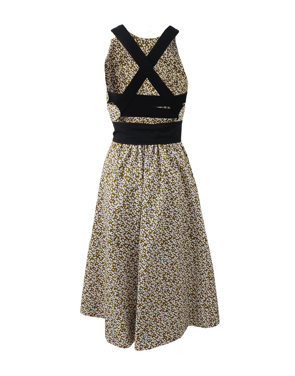 DOROTHEE SCHUMACHER-Criss-Cross Back Floral Dress-