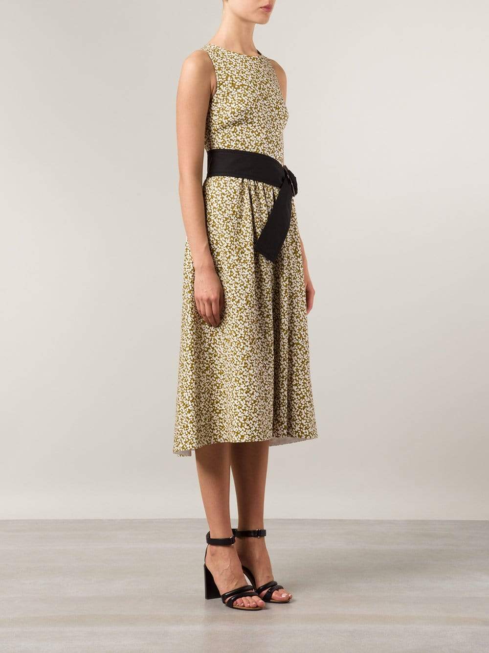 DOROTHEE SCHUMACHER-Criss-Cross Back Floral Dress-