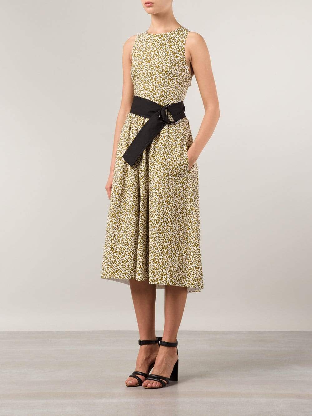DOROTHEE SCHUMACHER-Criss-Cross Back Floral Dress-