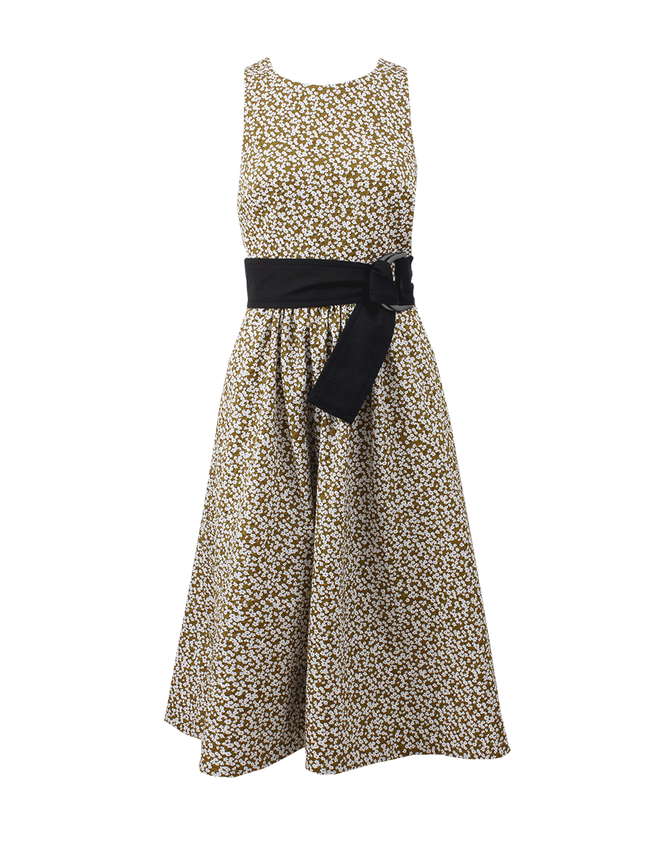 DOROTHEE SCHUMACHER-Criss-Cross Back Floral Dress-