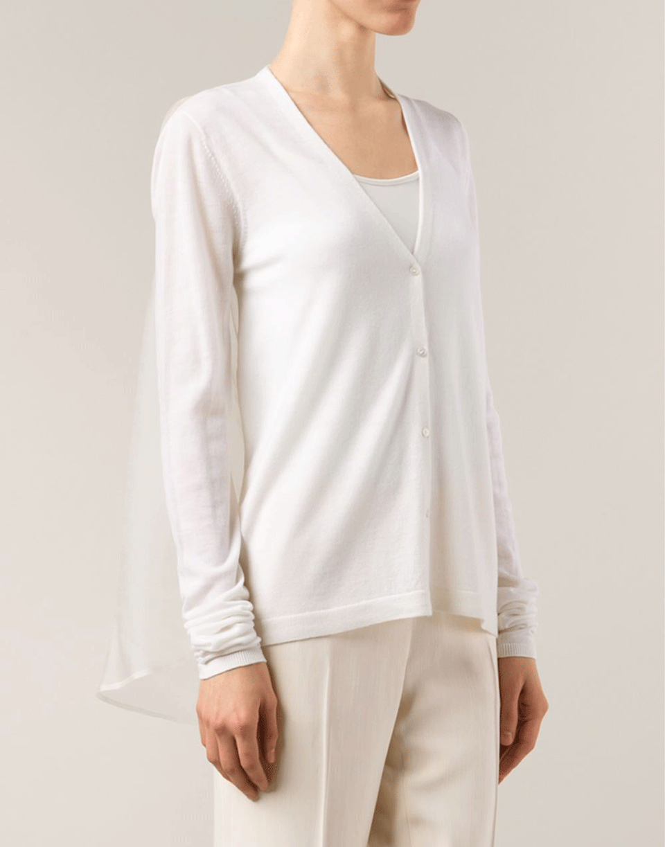 DOROTHEE SCHUMACHER-Sheer Back Cardigan-
