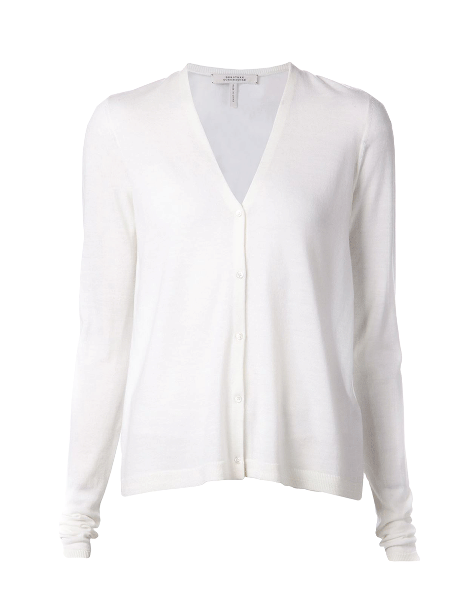 DOROTHEE SCHUMACHER-Sheer Back Cardigan-