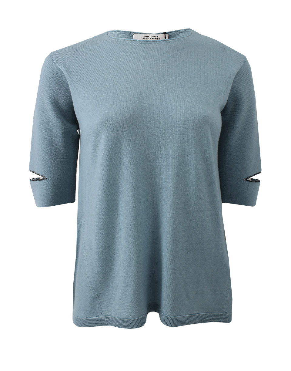 DOROTHEE SCHUMACHER-Elbow Cutout Pullover-