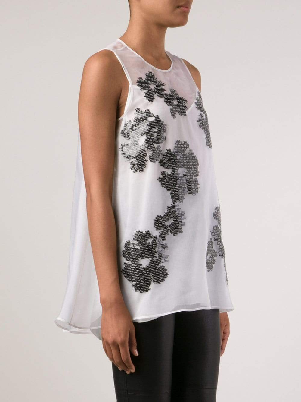 DOROTHEE SCHUMACHER-Bittar Embroidered Organza Top-