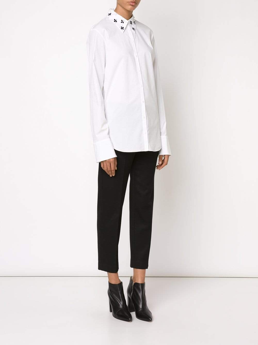 DOROTHEE SCHUMACHER-Floral Collar Blouse-