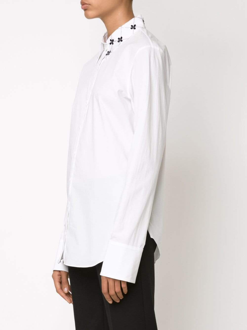 DOROTHEE SCHUMACHER-Floral Collar Blouse-