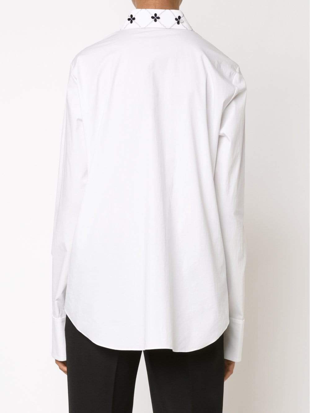 DOROTHEE SCHUMACHER-Floral Collar Blouse-