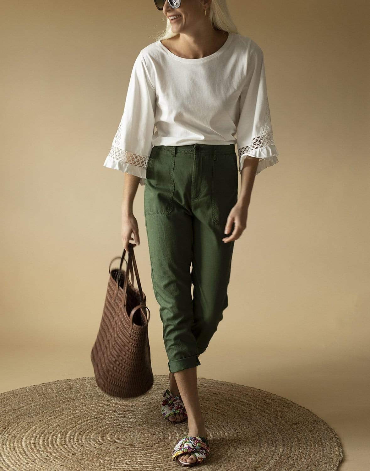 DOROTHEE SCHUMACHER-Casual Statement Cotton T-Shirt-