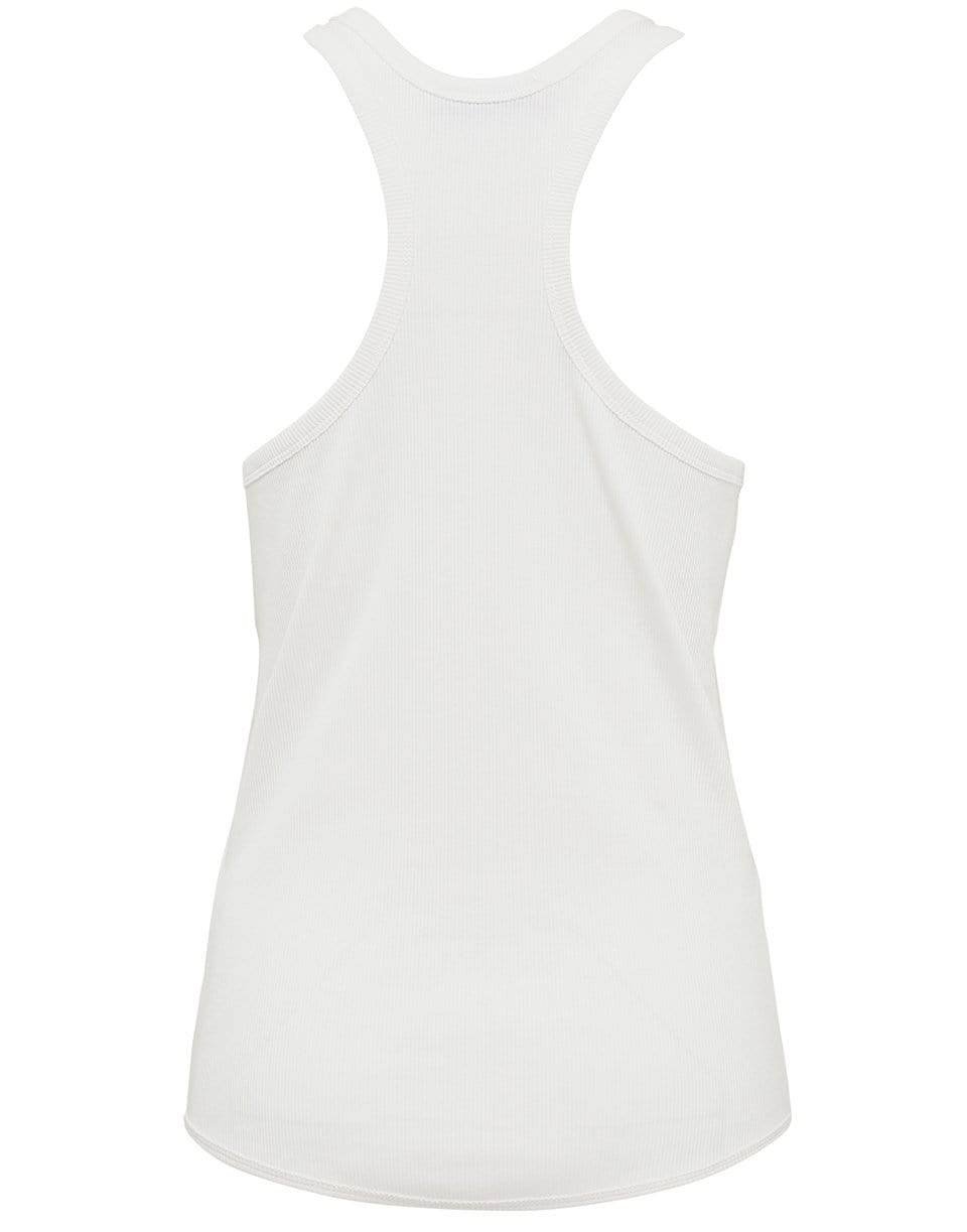 DOROTHEE SCHUMACHER-White Ribbed Seduction Top-