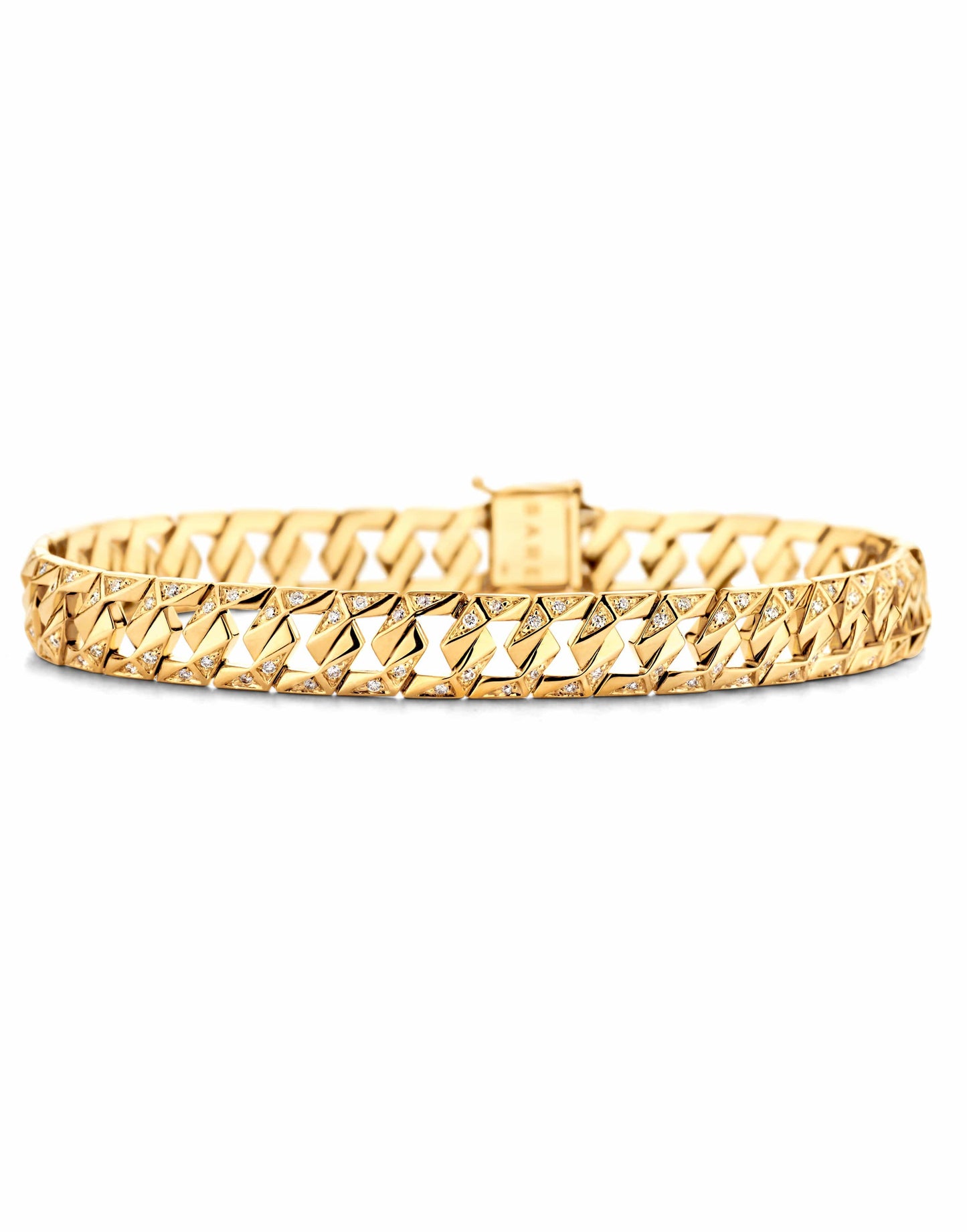 DRIES CRIEL-Bond Signature Bracelet-YELLOW GOLD
