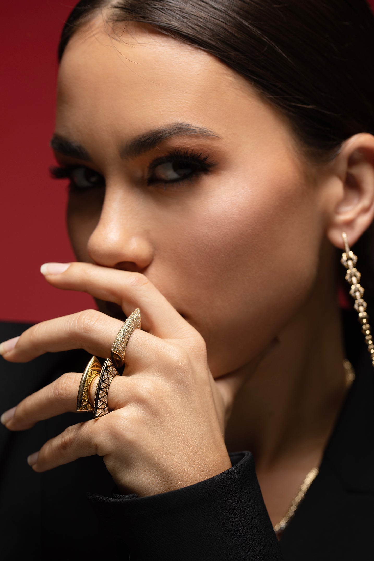 DRIES CRIEL-Lotus Ring-YELLOW GOLD