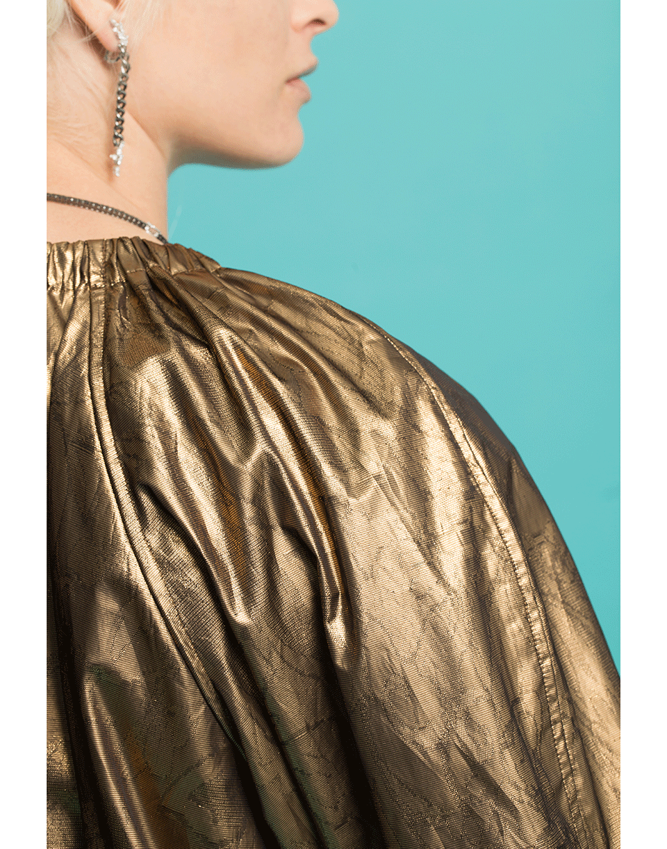 DRIES VAN NOTEN-Volvada Metallic Jacket-