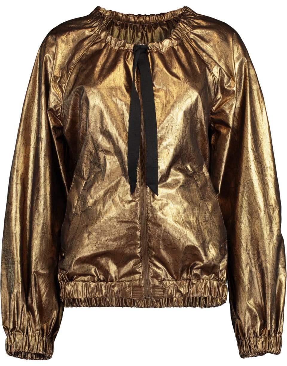 DRIES VAN NOTEN-Volvada Metallic Jacket-