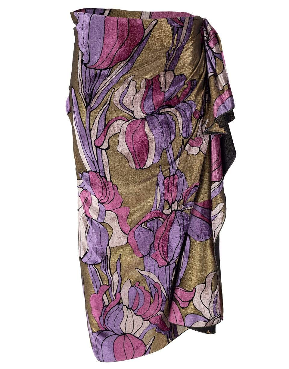 DRIES VAN NOTEN-Savin Velvet Flower Sarong-