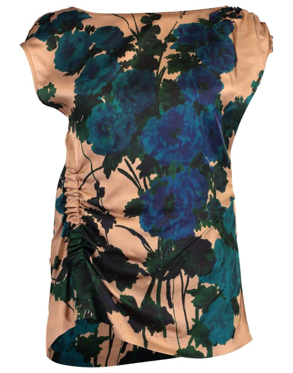 DRIES VAN NOTEN-Ceto Floral Print Top-