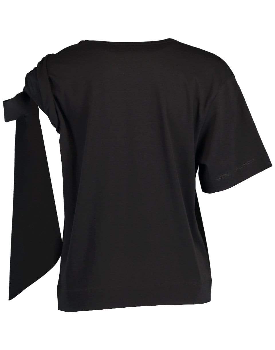 DRIES VAN NOTEN-Horta One Shoulder Sleeve Tie Top-