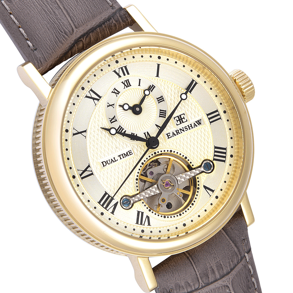 EARNSHAW WATCHES-Beaufort Watch-GREY