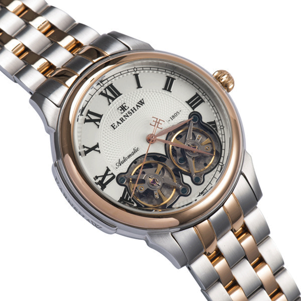 EARNSHAW WATCHES-Observatory Watch-RG/SS