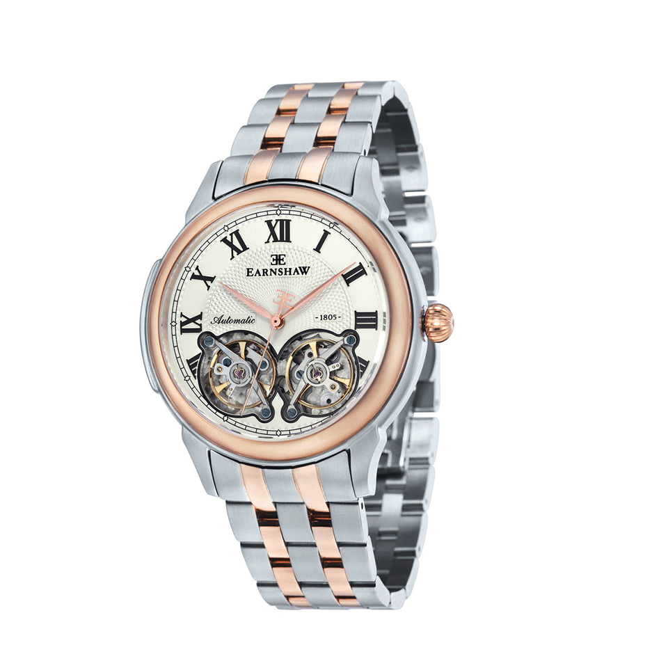 EARNSHAW WATCHES-Observatory Watch-RG/SS