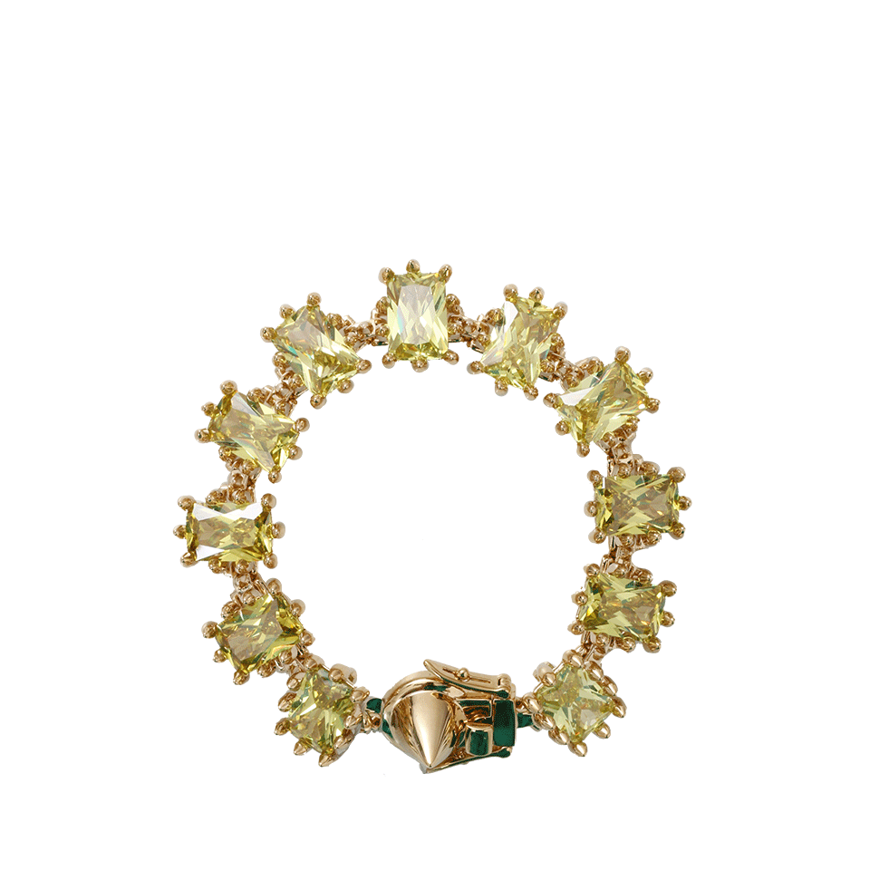 EDDIE BORGO-Small Rectangular Estate Bracelet-GLD/PERI