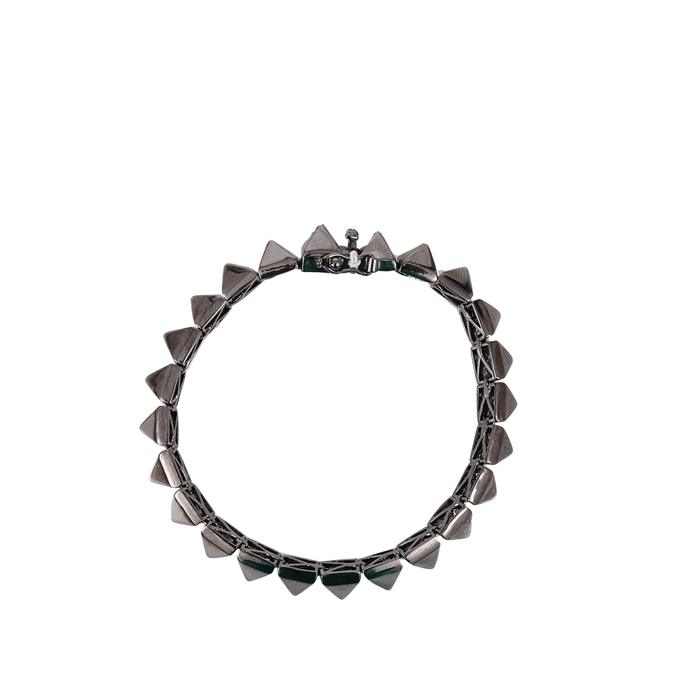 EDDIE BORGO-Small Pyramid Bracelet-GUNMTL