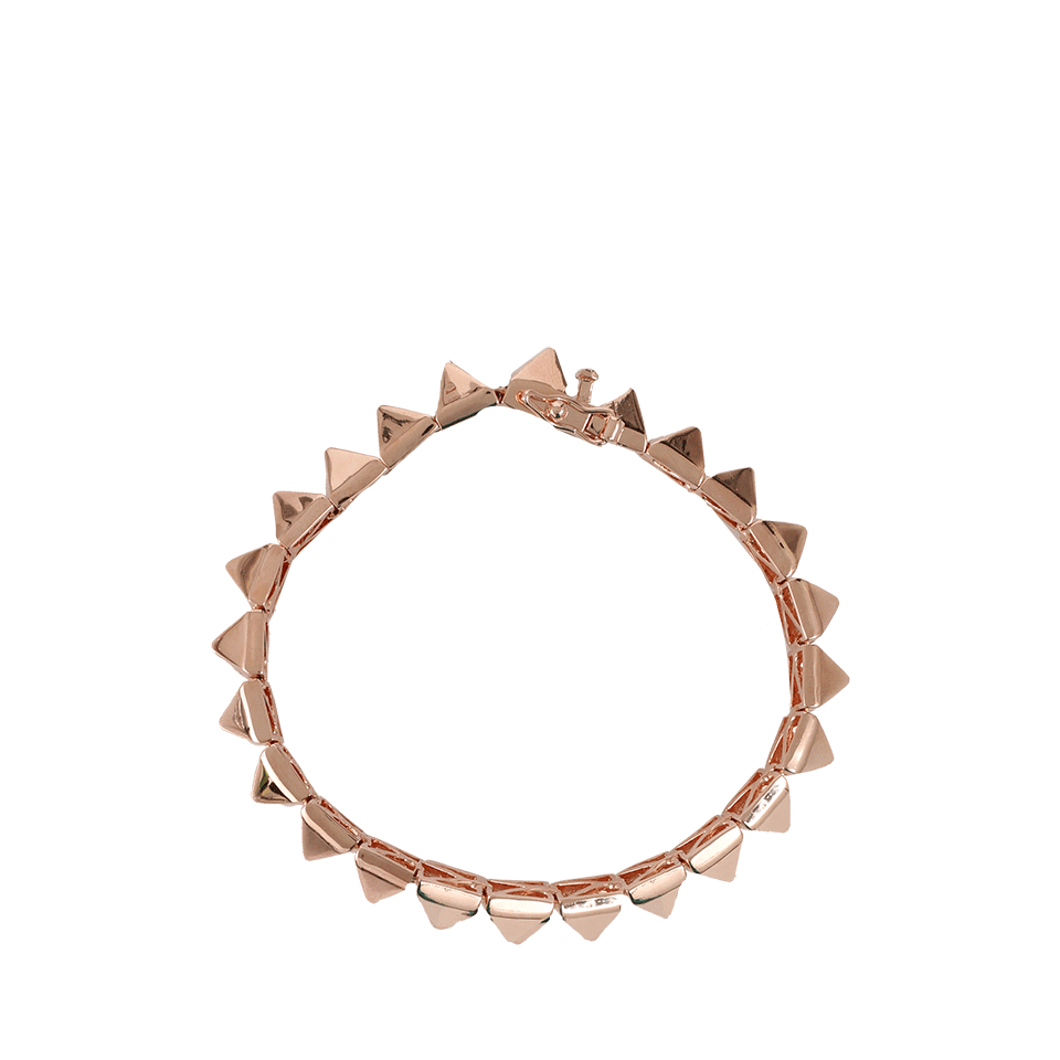 EDDIE BORGO-Small Pyramid Bracelet-ROSE GOLD