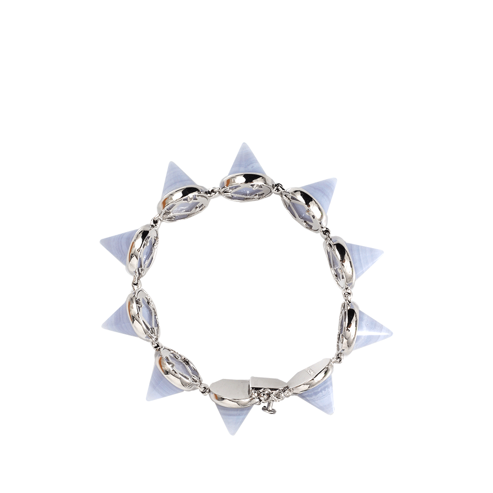 EDDIE BORGO-Agate Pyramid Bracelet-SILVER