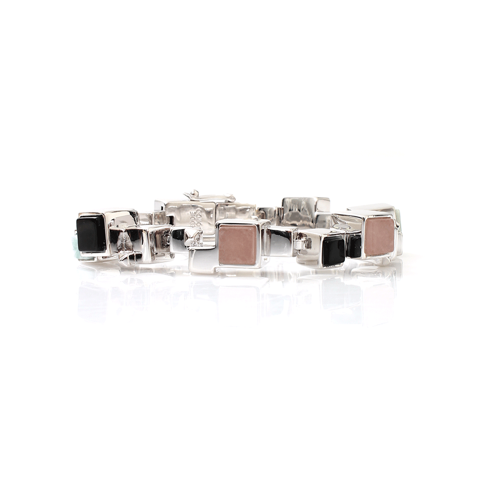 EDDIE BORGO-Cube Bracelet-SILVER