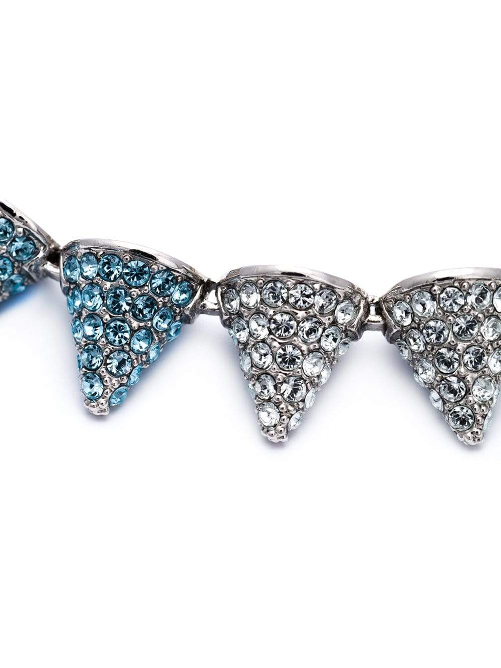 EDDIE BORGO-Ombre Pave Cone Bracelet-SLVR