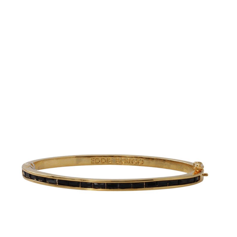 EDDIE BORGO-Pave Cuff-GLD/JET