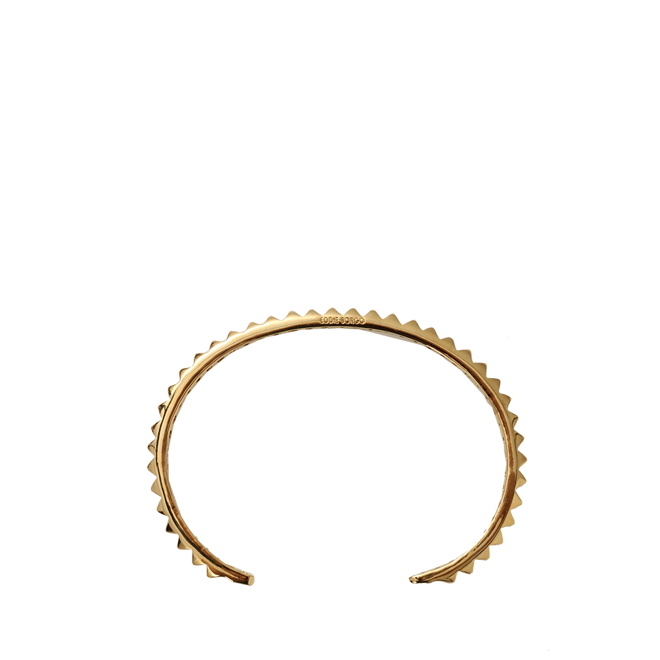 EDDIE BORGO-Small Pyramid Cuff-GOLD