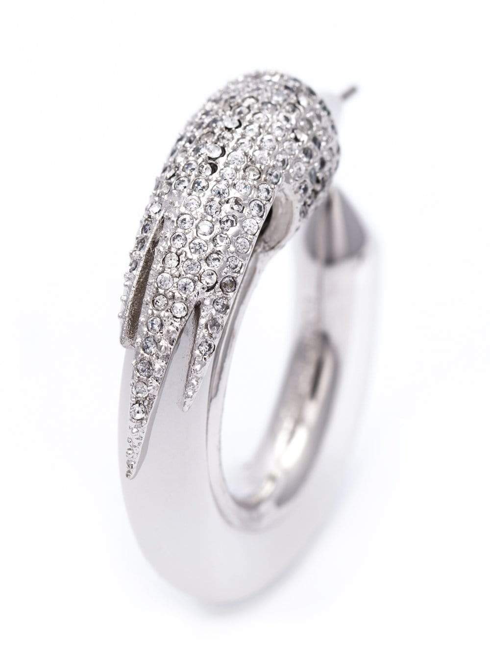 EDDIE BORGO-Plume Hoop-SILVER