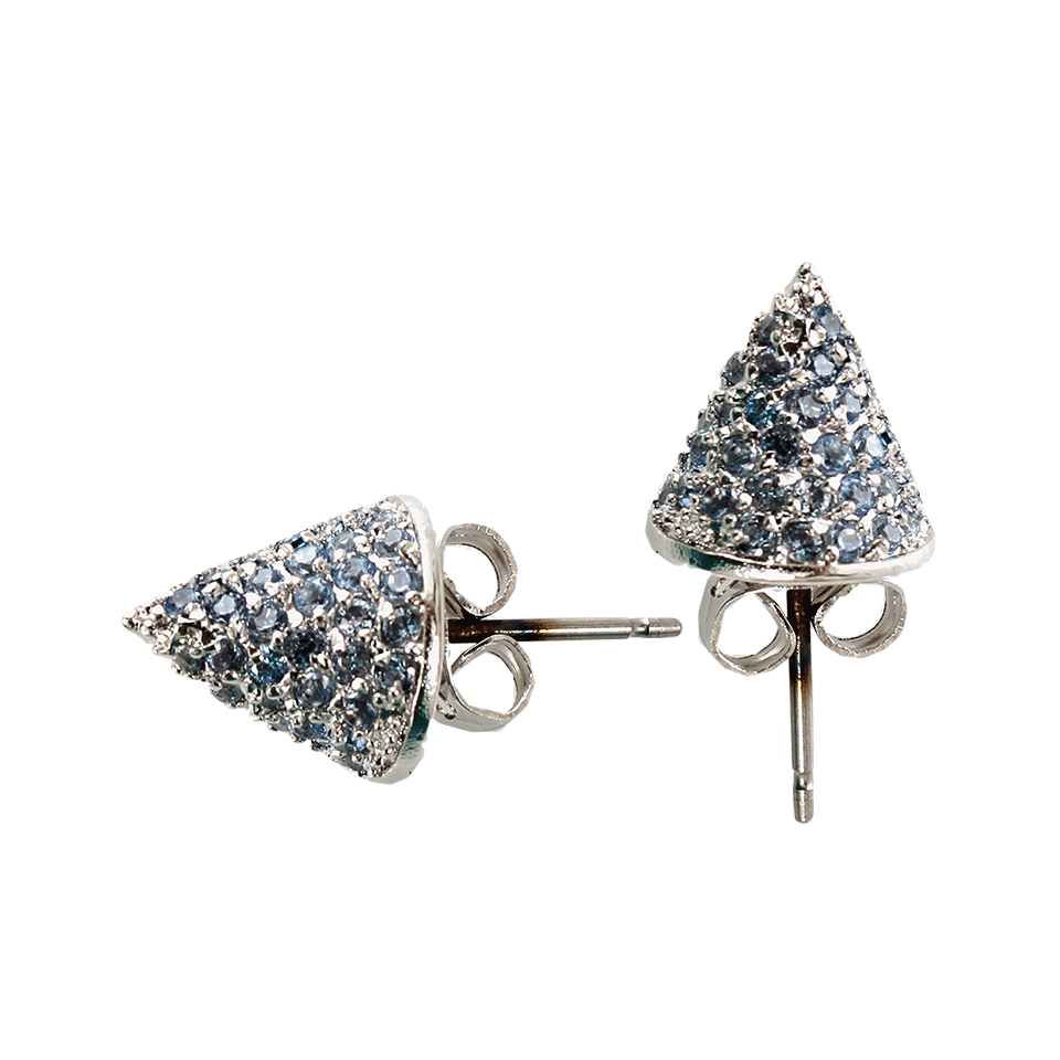 EDDIE BORGO-Small Pave Cone Studs-SILVER
