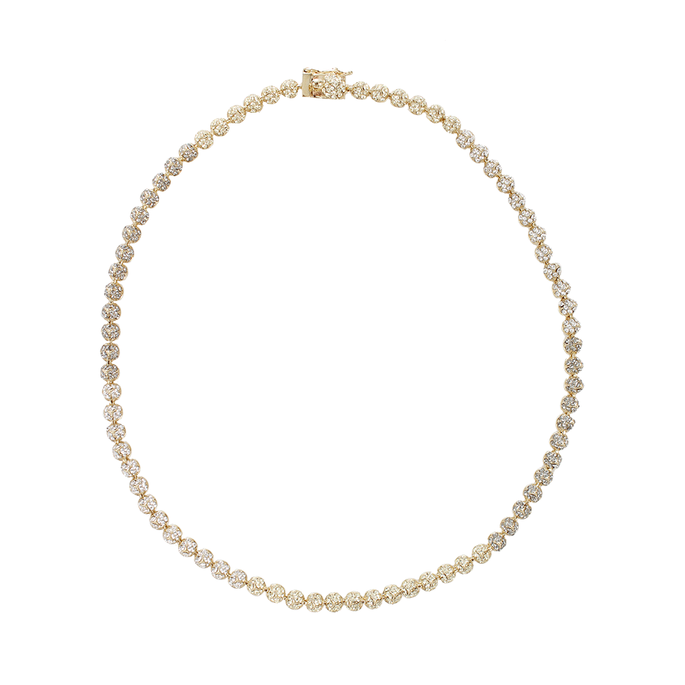 EDDIE BORGO-Mini Pave Cone Necklace-YLLW GLD