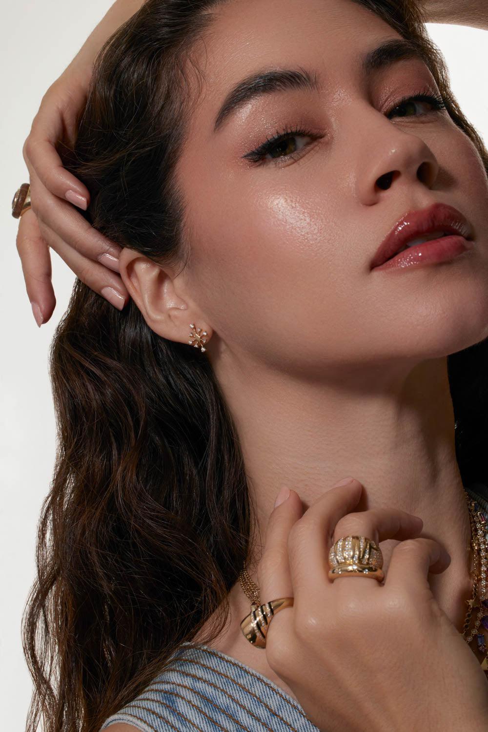 Small Sparkle Stud Earrings-YELLOW GOLD-SML-JEWELRYFINE JEWELEARRING-EDEN PRESLEY