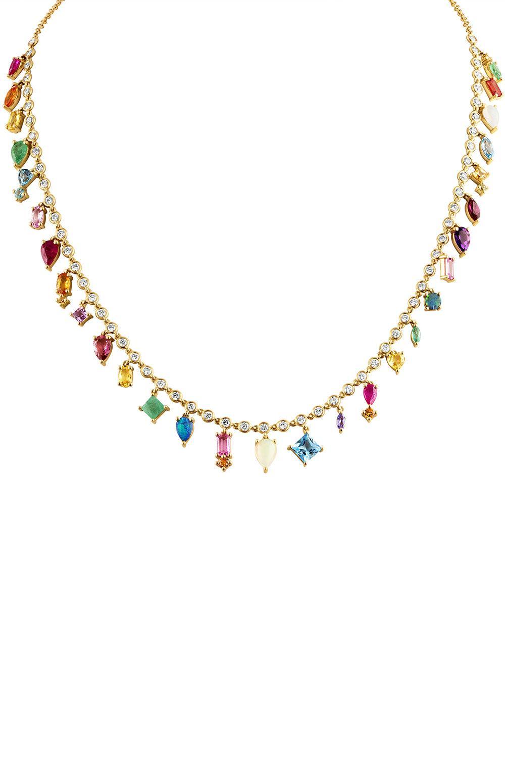 Rainbow Collar Necklace
