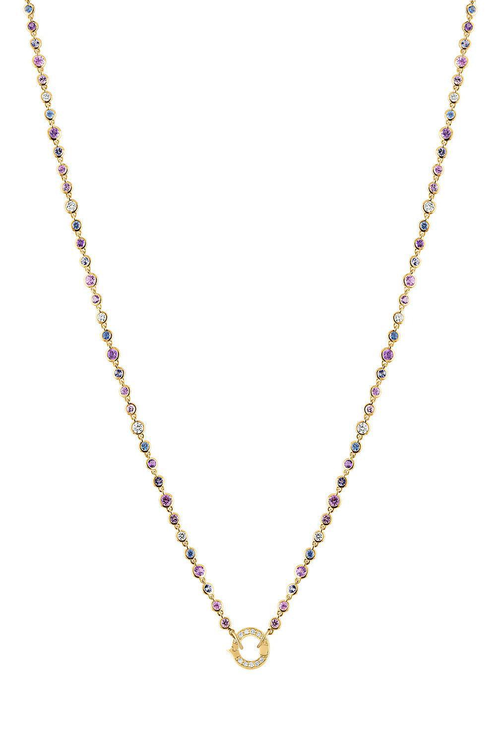 Pastel Colored Closure Necklace-YELLOW GOLD-22-JEWELRYFINE JEWELNECKLACE O-EDEN PRESLEY