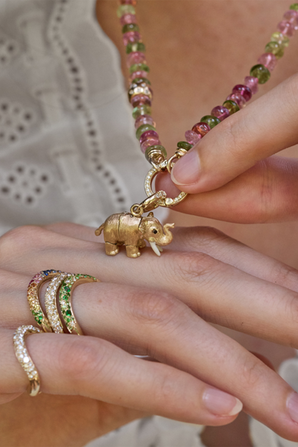Ellie Elephant Pendant