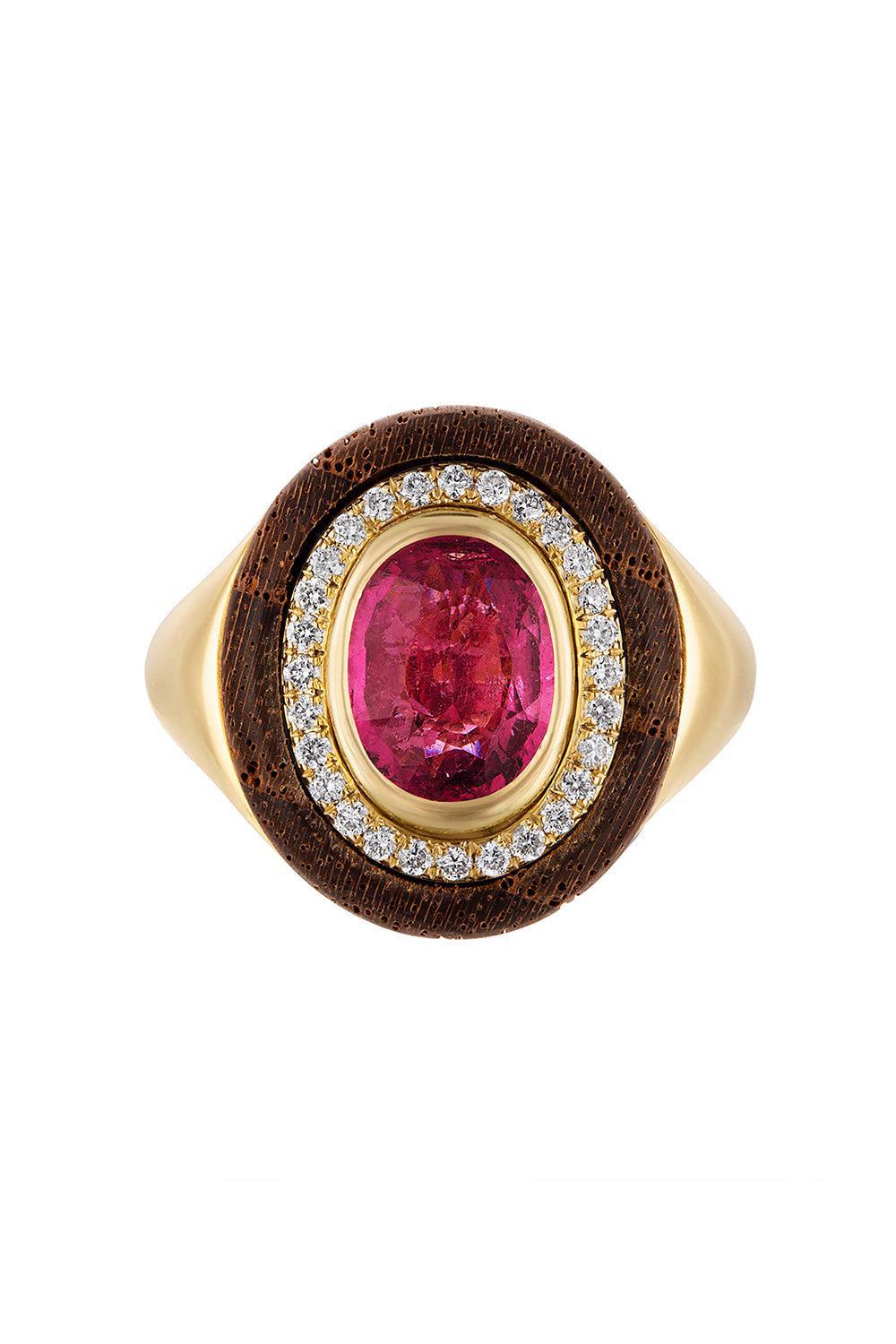 Knock On Wood Wisdom Ring
