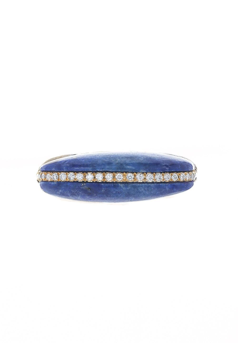 Lapis Wood In Pieces Ring-YELLOW GOLD-7-JEWELRYFINE JEWELRING-EDEN PRESLEY