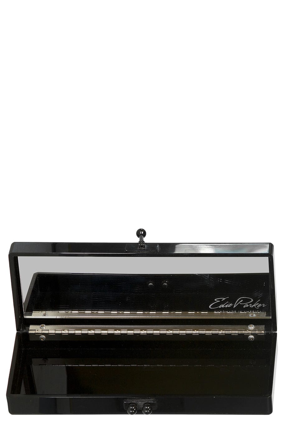 EDIE PARKER-Bespoke Flavia Clutch-BLACK