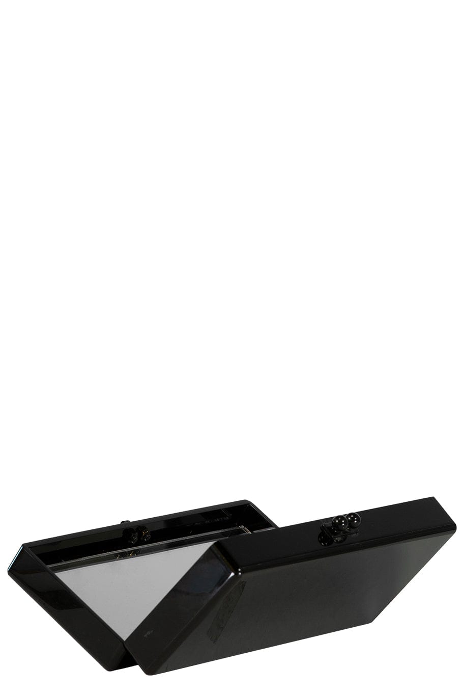 EDIE PARKER-Bespoke Flavia Clutch-BLACK