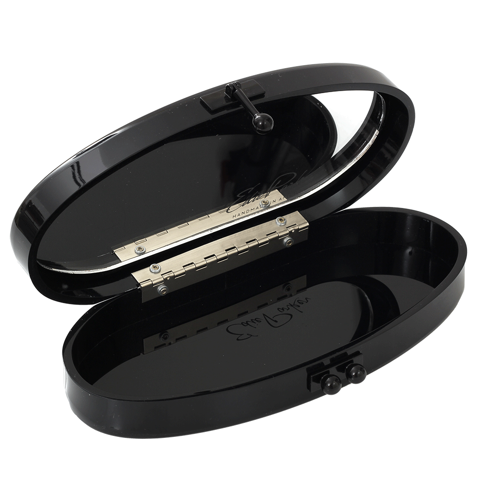 EDIE PARKER-Edie Eye Clutch-BLACK
