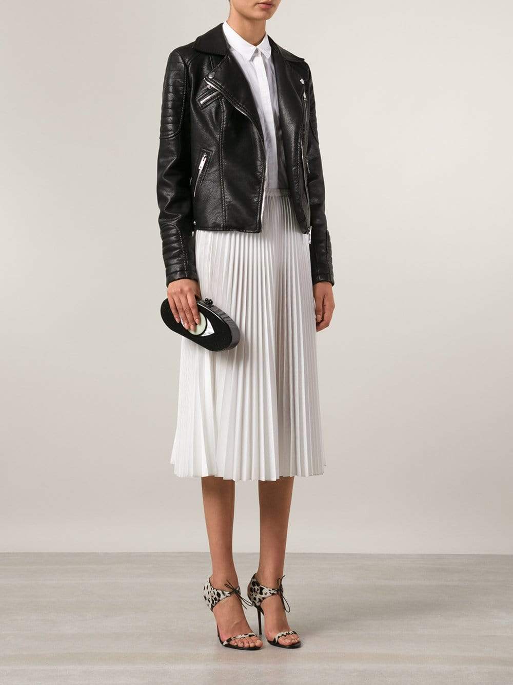 EDIE PARKER-Edie Eye Clutch-BLACK