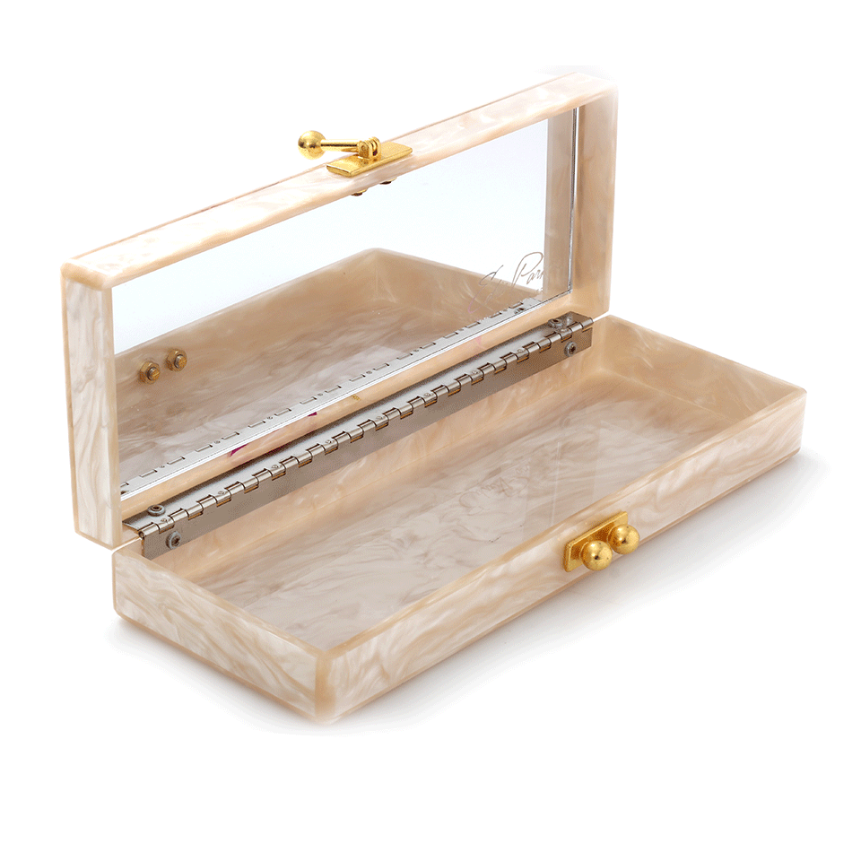 EDIE PARKER-Flavia Garden Clutch-NUDE