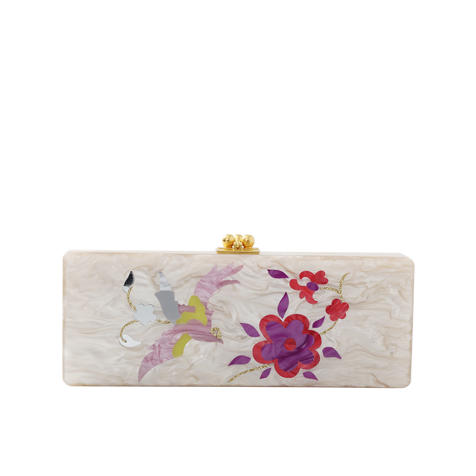 EDIE PARKER-Flavia Garden Clutch-NUDE