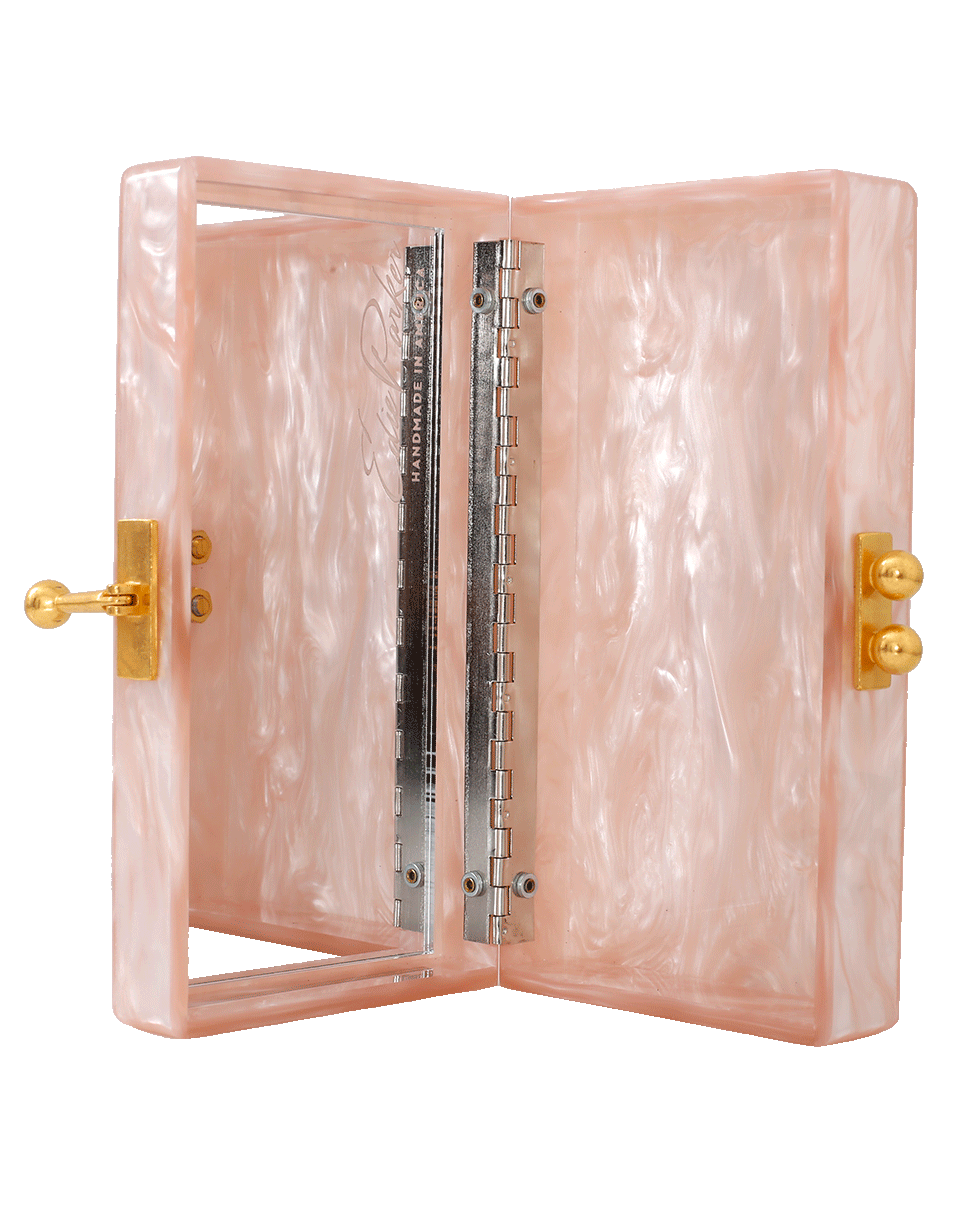 EDIE PARKER-Jean Solid Clutch-ROSE