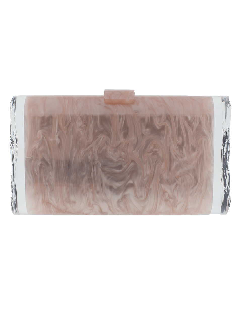 EDIE PARKER-Lara Solid Clutch-ROSE