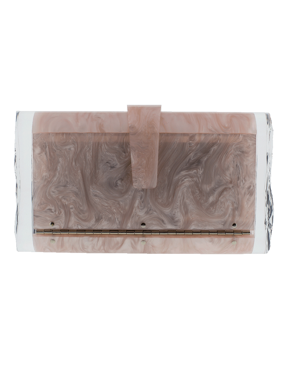 EDIE PARKER-Lara Solid Clutch-ROSE